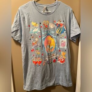 Bella Canvas Light Blue Graphic Tee